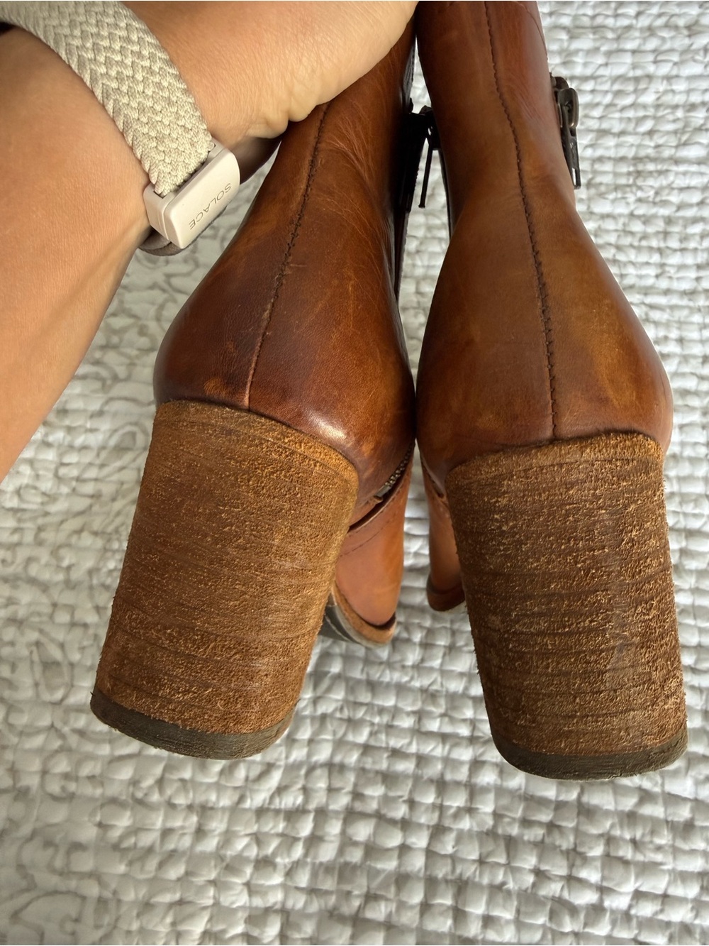 Frye Leather Booties 8.5 - Picture 6 of 7